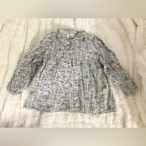 ZARA Floral Button Down Shirt